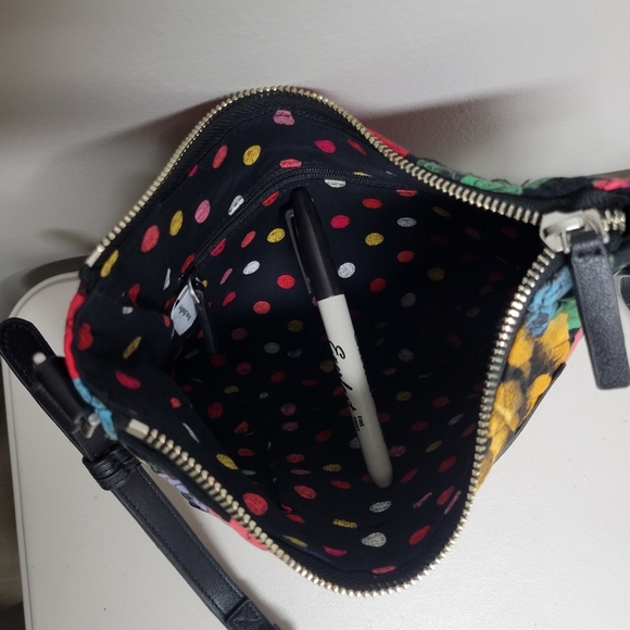 Vera Bradley Mini Vivian Crossbody  Havana Rose Shoulder Bag. - Picture 10 of 12